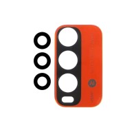 Lentille Caméra Arrière PREMIUM pour Xiaomi Redmi 9T / 9 Power - Orange (Sans Châssis)