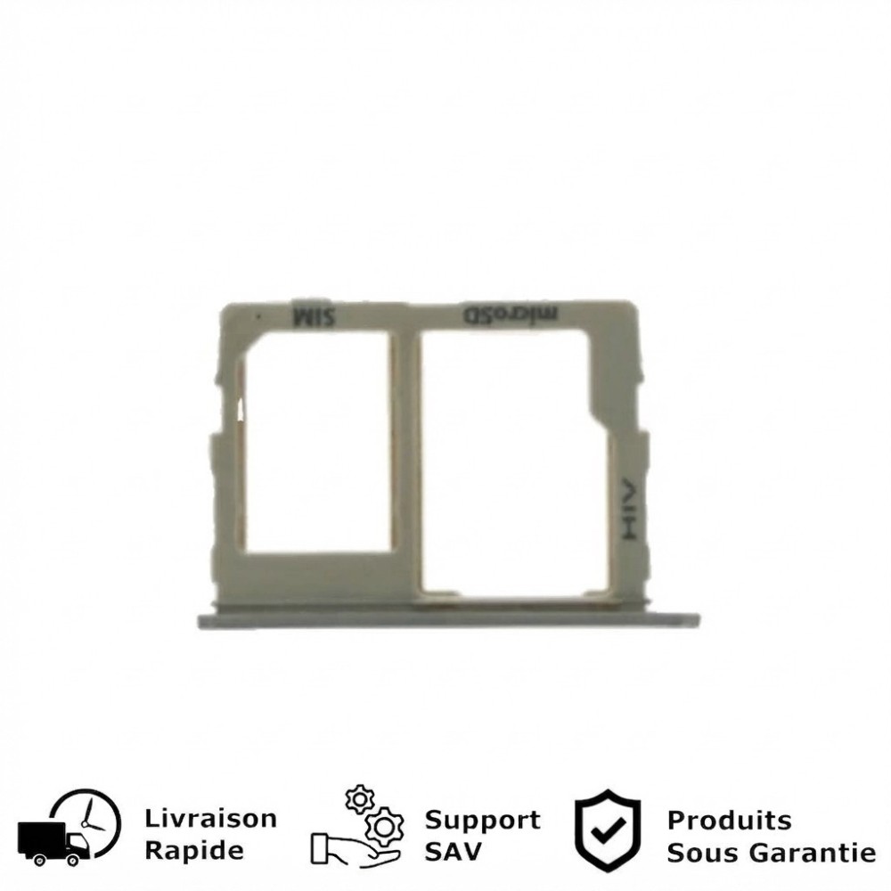Tiroir Double SIM PREMIUM Samsung Galaxy J7 (2018) Or