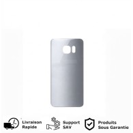 Vitre arrière Samsung Galaxy S7 Edge Argent CE