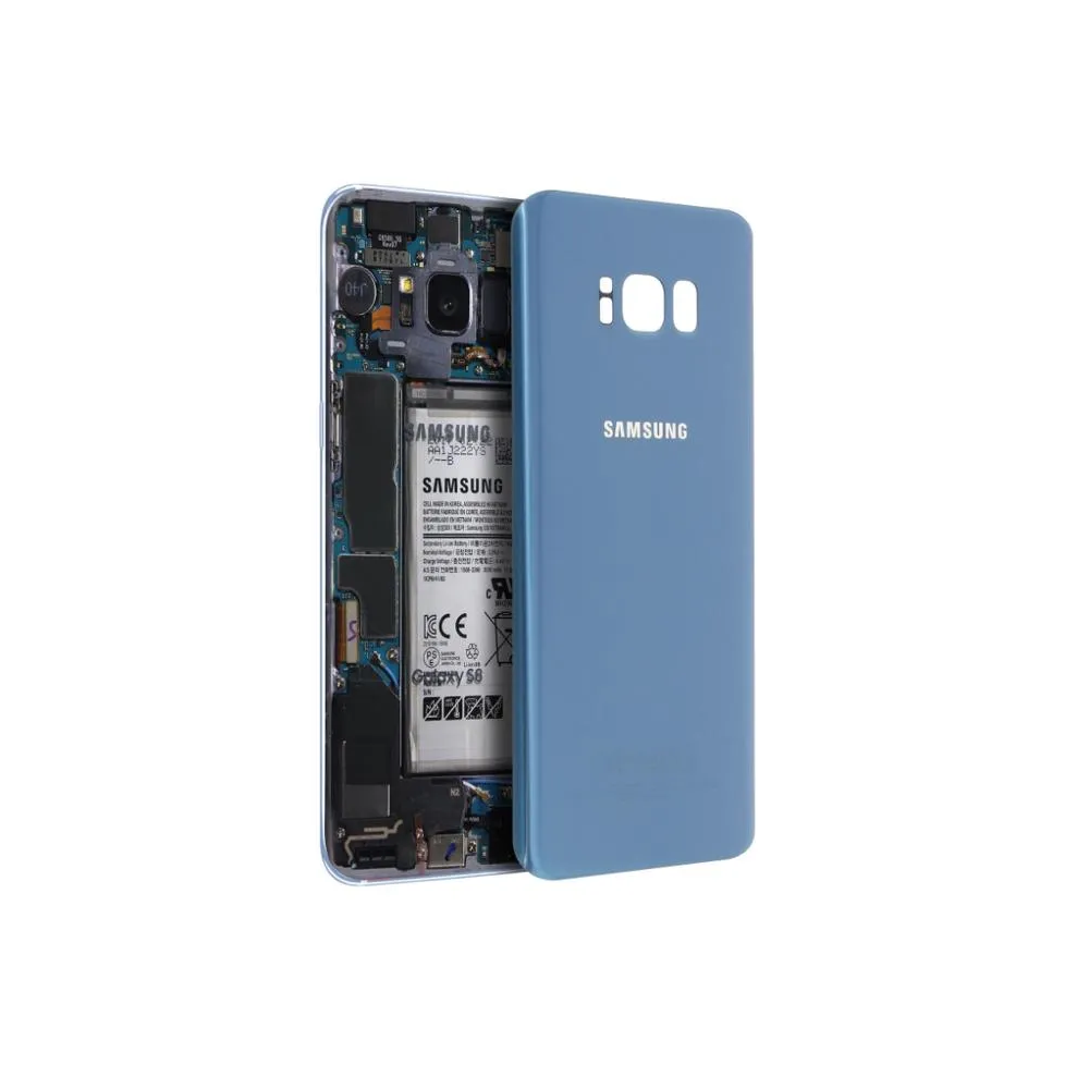 Vitre arrière Samsung Galaxy S8 plus Bleu