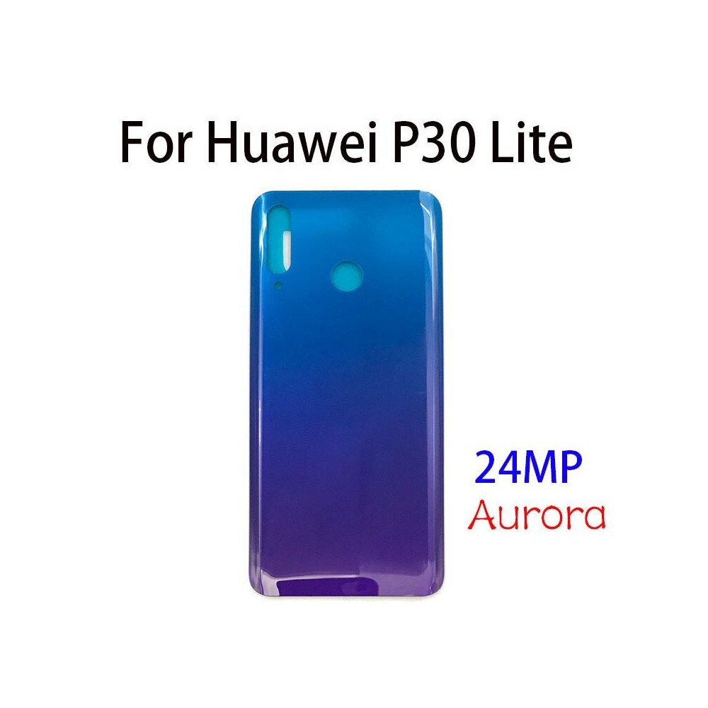 Vitre arrière Huawei P30 lite 48M MAR-L01A L21A LX1A Bleu