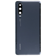 Vitre arrière Huawei P30 Noir avec lentille caméra