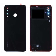 Vitre arrière Huawei P30 Lite Noir avec lentille caméra