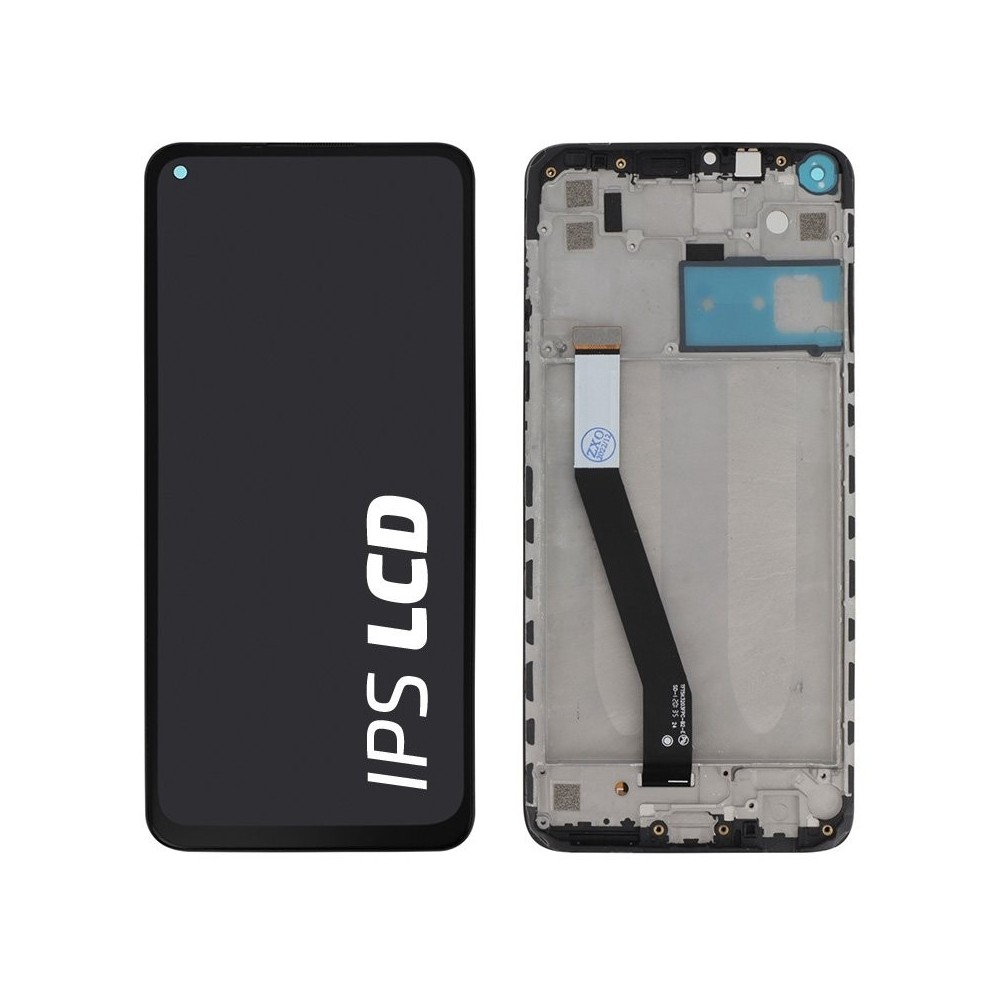 Écran Xiaomi Redmi Note 9 Noir LCD sur châssis