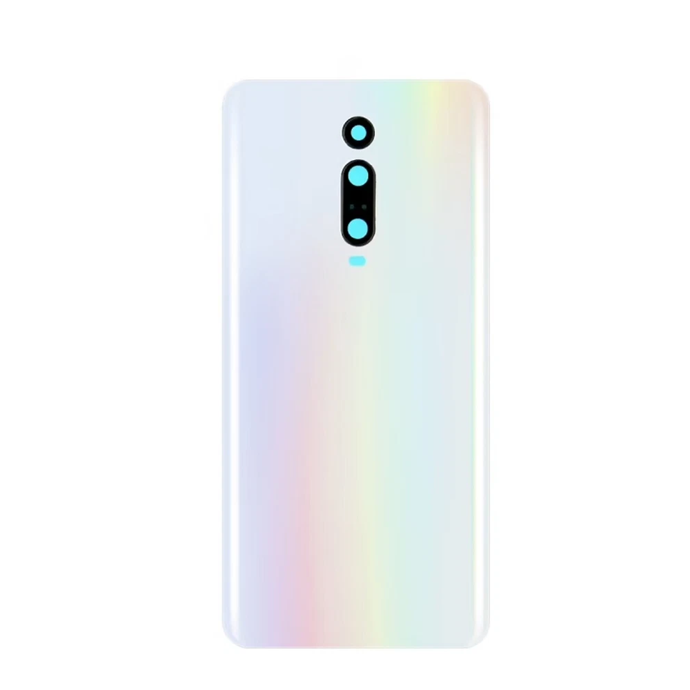 Vitre arrière XIAOMI MI 9T MI 9T PRO M1903F10G M1903F11G Blanc avec lentille caméra