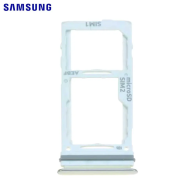 Tiroir Double SIM Samsung Galaxy A52 4G / A52 5G / A72 4G Blanc