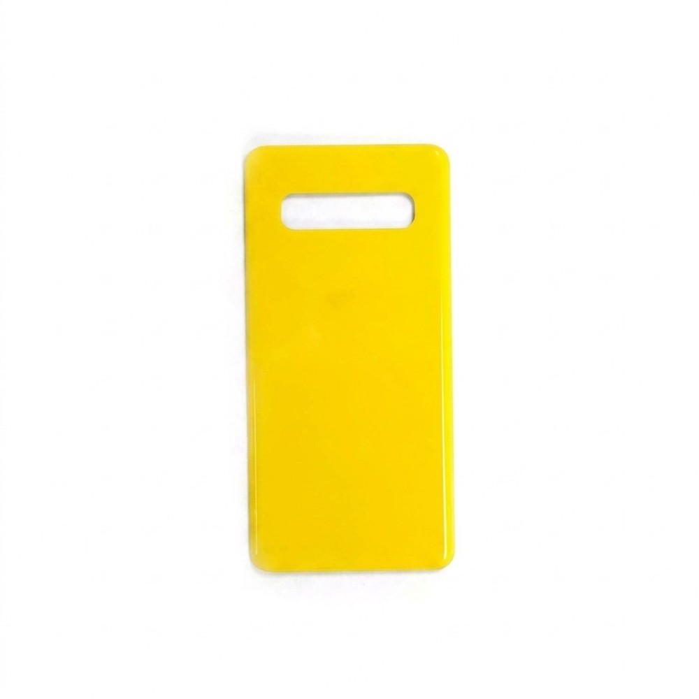 Vitre arrière Samsung Galaxy S10 G973F Jaune