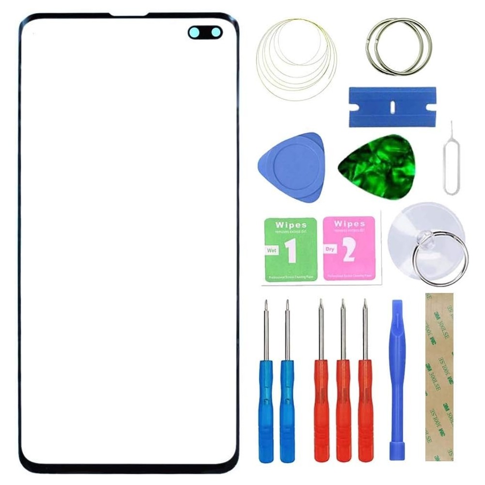 Vitre Tactile remplacement  reconditionnement + OCA( film Glue) Samsung Galaxy S10+ (G975F)