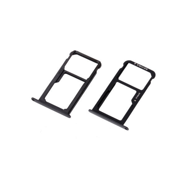 Tiroir SIM + SD pour Huawei P9 Lite (2017) Noir