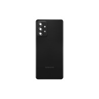 Vitre arrière Samsung Galaxy A72 A72 5G Noir avec lentille caméra
