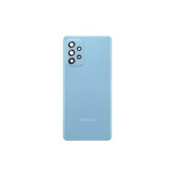 Vitre arrière Samsung Galaxy A72 5G Bleu avec lentille caméra