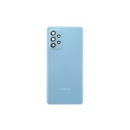 Vitre arrière Samsung Galaxy A72 5G Bleu avec lentille caméra