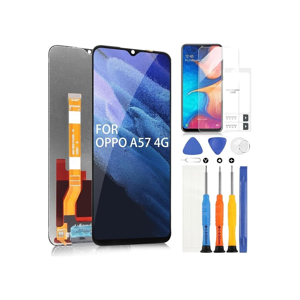 Écran Oppo A57 4G CPH2387/OPPO A57s CPH2385 Noir LCD
