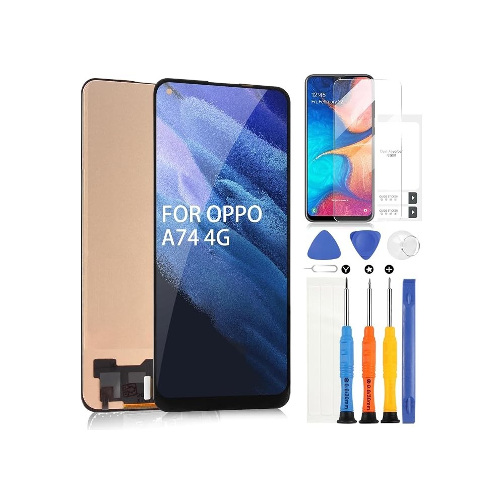 Écran LCD + Vitre arrière PREMIUM pour Oppo A74 4G / A94 4G / A94 5G + Outils