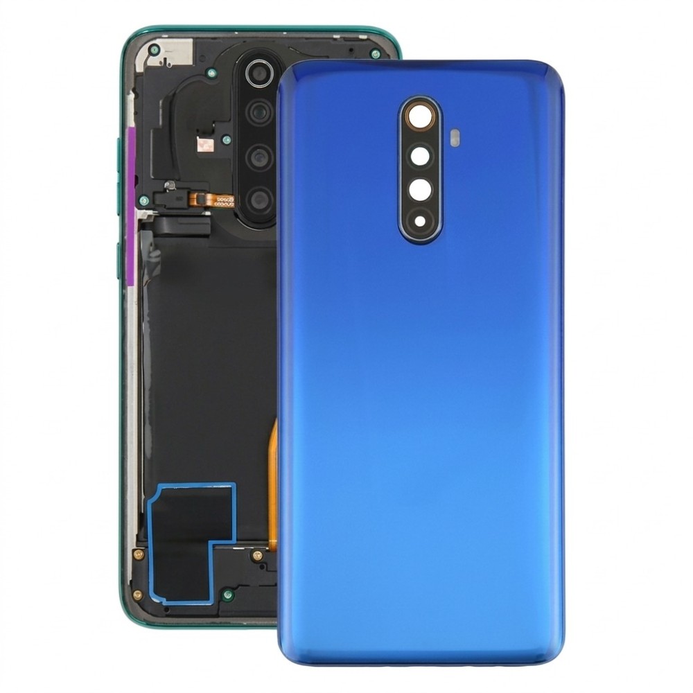 Vitre arrière Realme X2 Pro Bleu avec lentille caméra