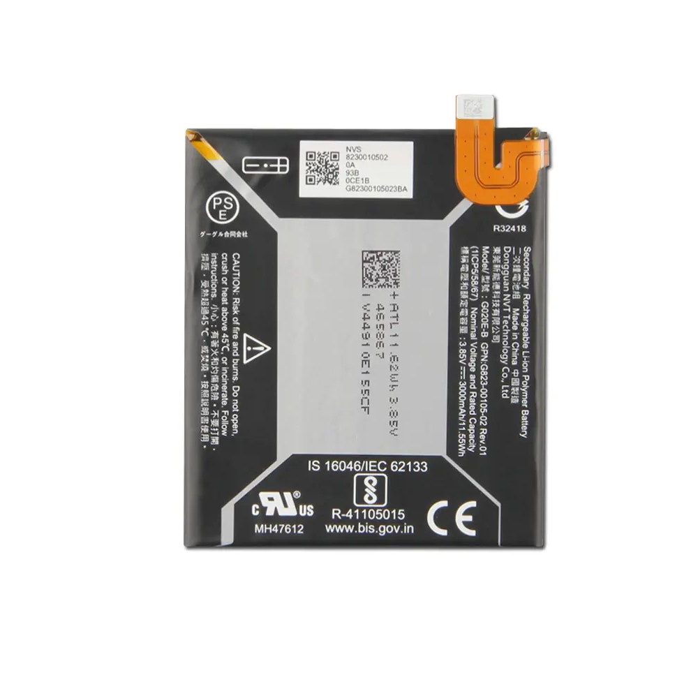 Batterie Google Pixel 3A G020E, G020F, G020G, G020H