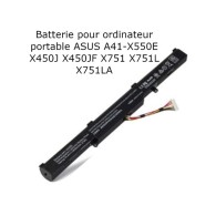 Batterie ordinateur portable ASUS A41-X550E X450J X450JF X751 X751L X751LA