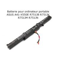 Batterie ordinateur portable ASUS A41-X550E R751JB R751JK R751JM R751JN