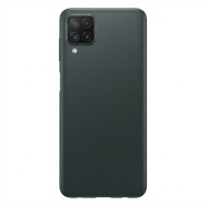 Vitre arrière Samsung Galaxy A12 A12 Nacho A12s A127 Noir avec lentille caméra
