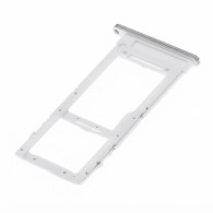 Tiroir double SIM + micro SD Samsung Galaxy (A515F)  A51 5G (A516N) Blanc