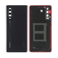 Vitre arrière Huawei P30 Noir avec lentille caméra