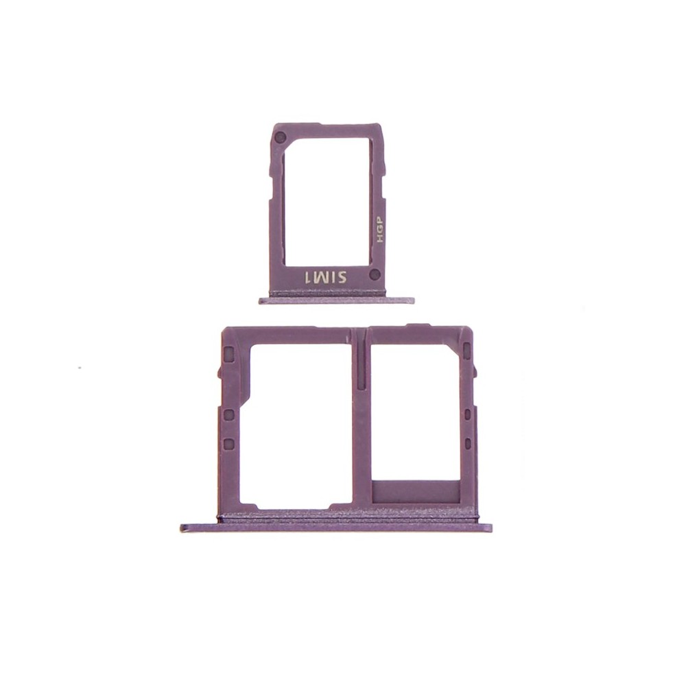 Tiroir double SIM / SD Samsung Galaxy J6 2018 (J600F) Violet