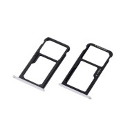 Tiroir SIM + SD Huawei P8 Lite (2017) Blanc