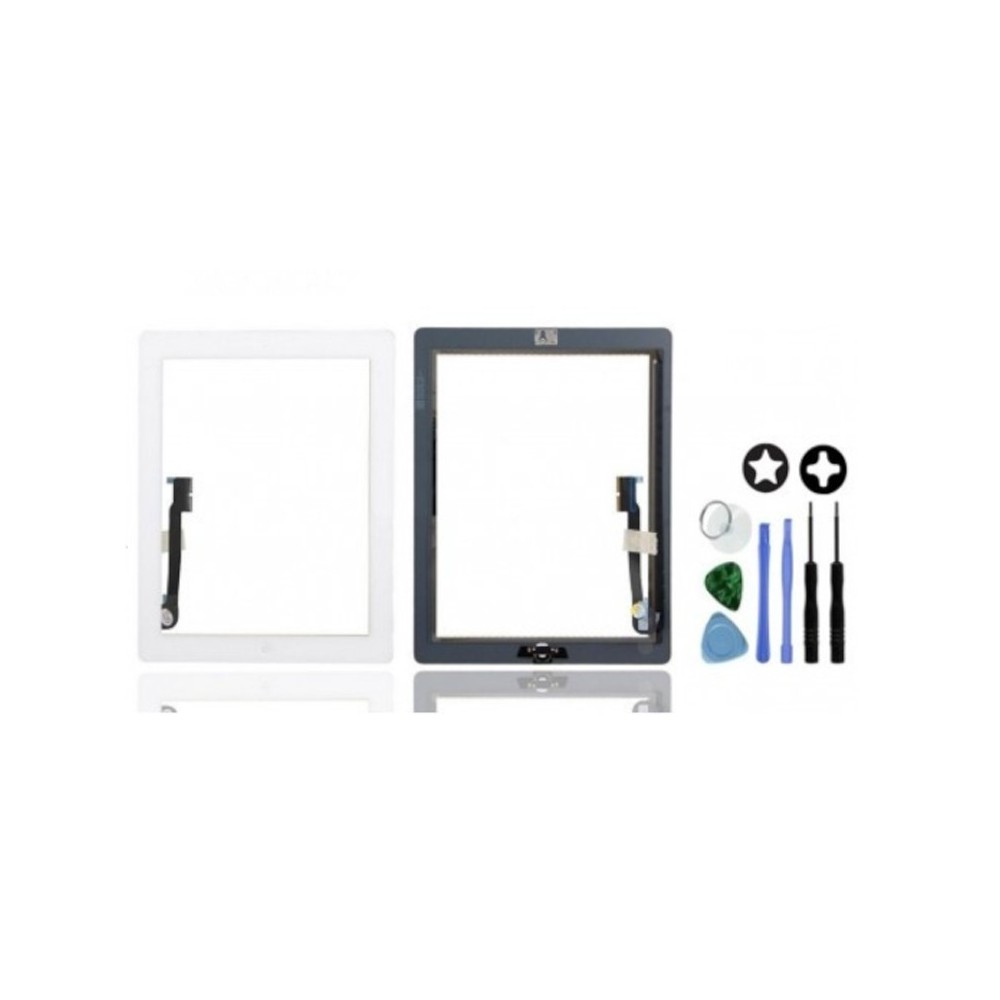 Vitre tactile iPad 4 Blanc