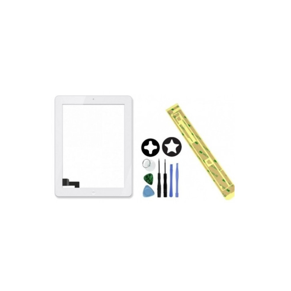 Vitre tactile iPad 3 Blanc