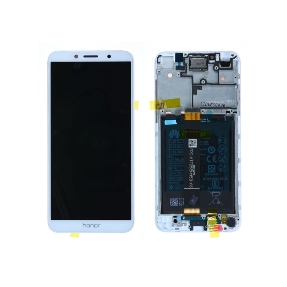 Écran HUAWEI Y5 2018 Blanc LCD sur châssis
