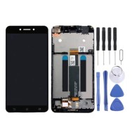 Écran ASUS ZENFONE LIVE ZB501KL et X00FD Noir LCD sur châssis