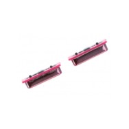 Touche latéral ( volume et power) Samsung Galaxy A7 (2018) 2pcs in one set Rose