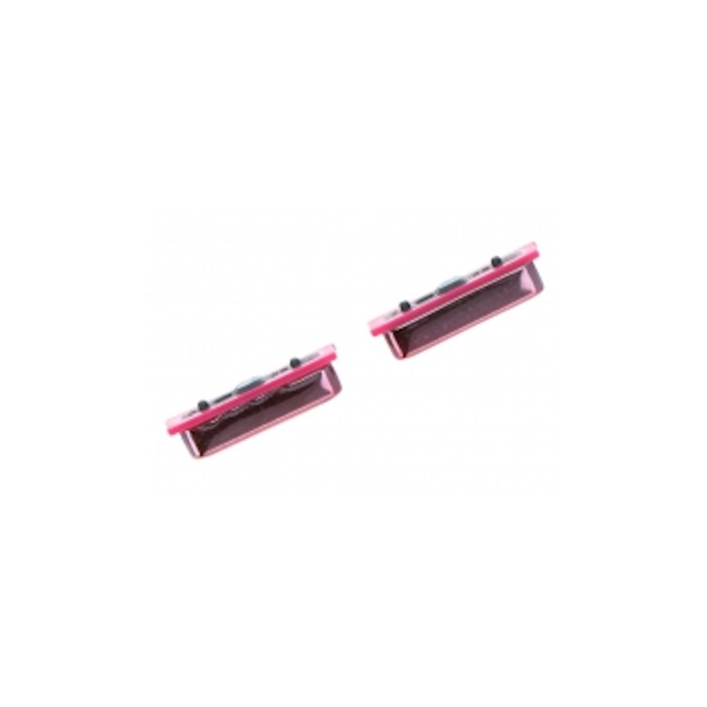 Touche latéral ( volume et power) Samsung Galaxy A7 (2018) 2pcs in one set Rose