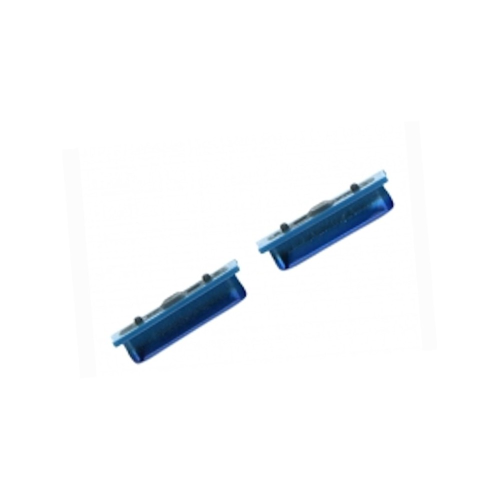Touche latéral ( volume et power) Samsung Galaxy A7 (2018) 2pcs in one set Bleu