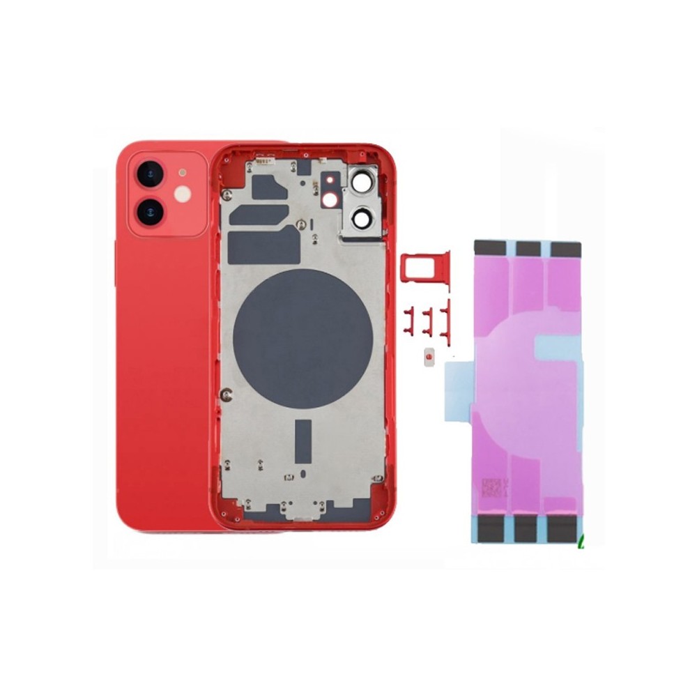 Châssis IPhone 12 Rouge Nu