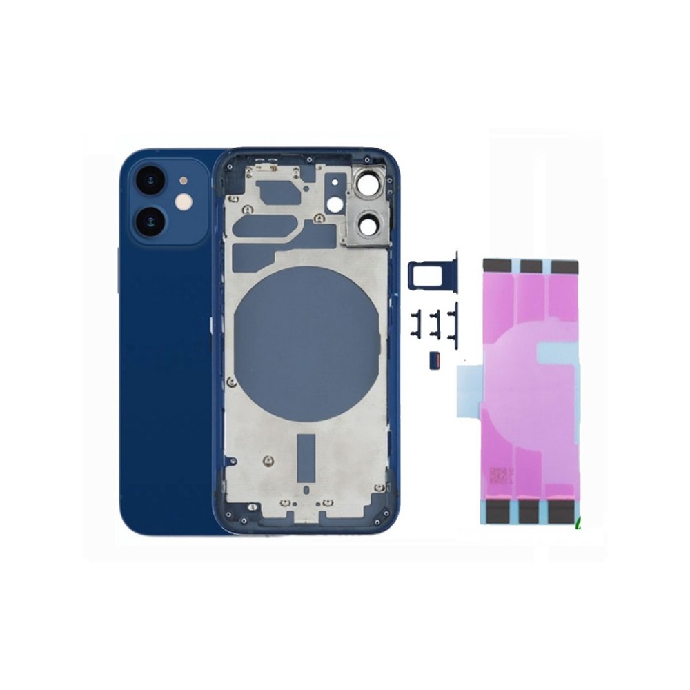 Châssis IPhone 12 Mini Bleu Nu