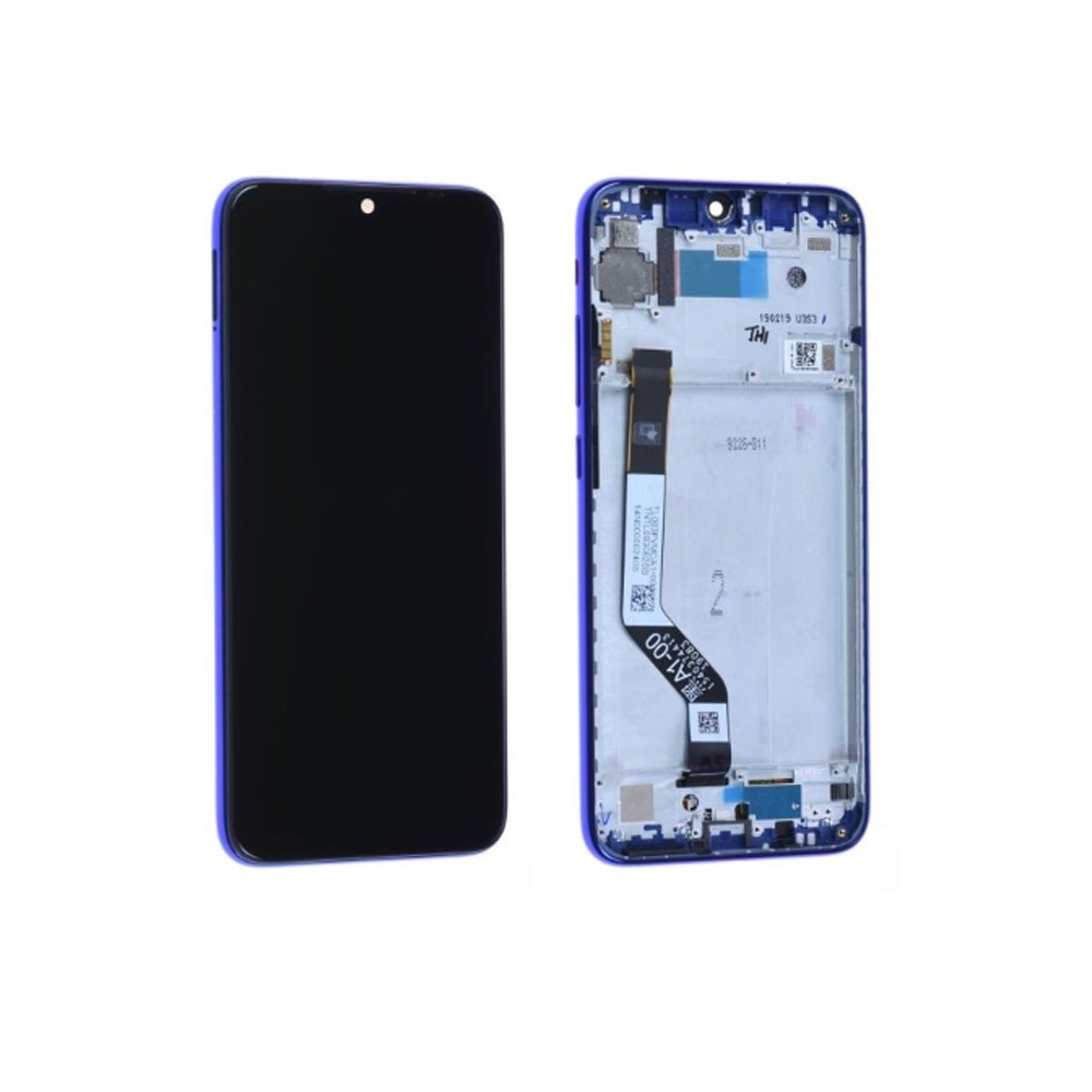 Écran Xiaomi Redmi Note 7 Bleu LCD sur châssis