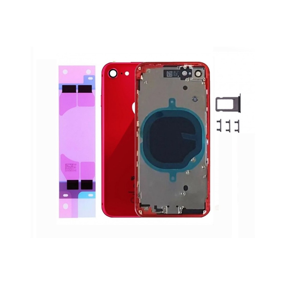 Châssis iPhone 8 Rouge Nu