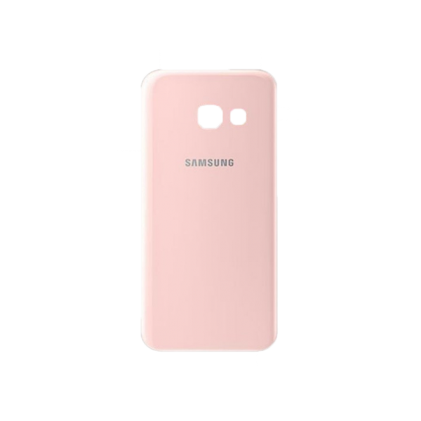 Vitre arrière coque batterie pour Samsung A5 2016 (A510F) ROSE/PINK LOGO+ADHÉSIF