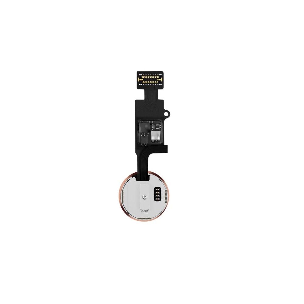 Bouton Home Principal avec Nappe Flex iPhone 8 Plus - Rose Doré Rose dore
