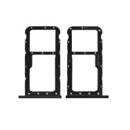 Tiroir Dual SIM Double Nano SIM/SD Carte Mémoire HUAWEI P20 Lite Noir