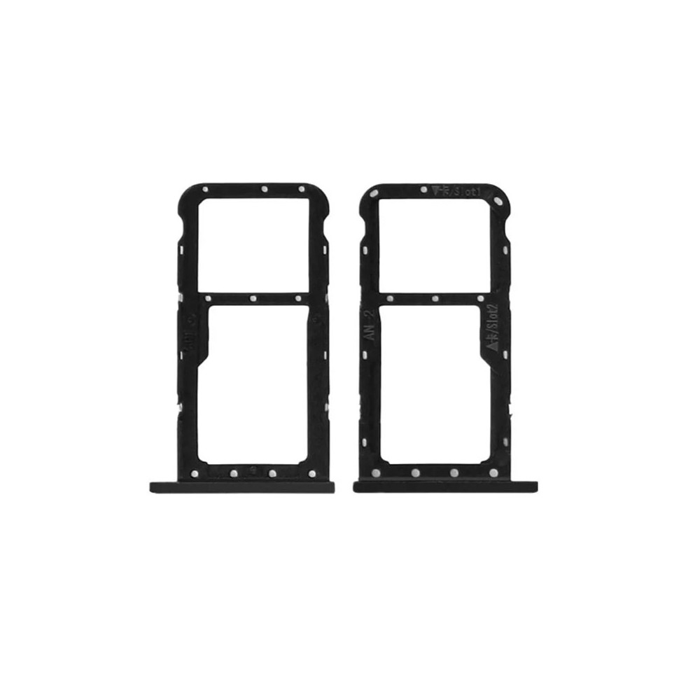 Tiroir Dual SIM Double Nano SIM/SD Carte Mémoire HUAWEI P20 Lite Noir