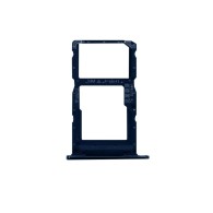Tiroir Sim + SD Carte Mémoire HUAWEI P SMART 2019 / Honor 10 lite - /BLUE Bleu