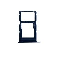 Tiroir Sim + SD Carte Mémoire HUAWEI P SMART 2019 / Honor 10 lite - /BLUE Bleu