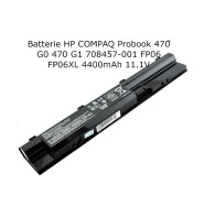 Batterie HP COMPAQ Probook 470 G0 470 G1 708457-001 FP06 FP06XL 4400mAh 11.1V