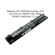 Batterie HP COMPAQ Probook 470 G0 470 G1 708457-001 FP06 FP06XL 4400mAh 11.1V