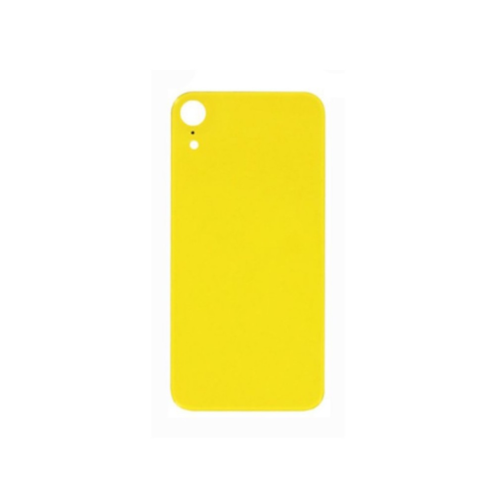 Vitre arrière iPhone XR Jaune