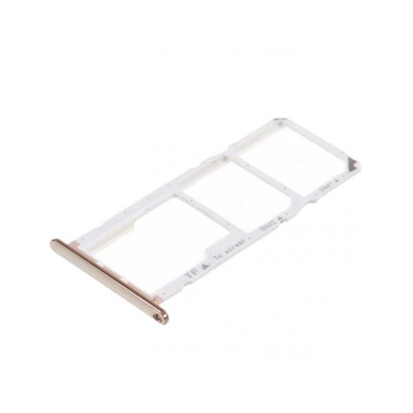 Double Tiroir SIM + SD pour Huawei Y6 (2018) Or