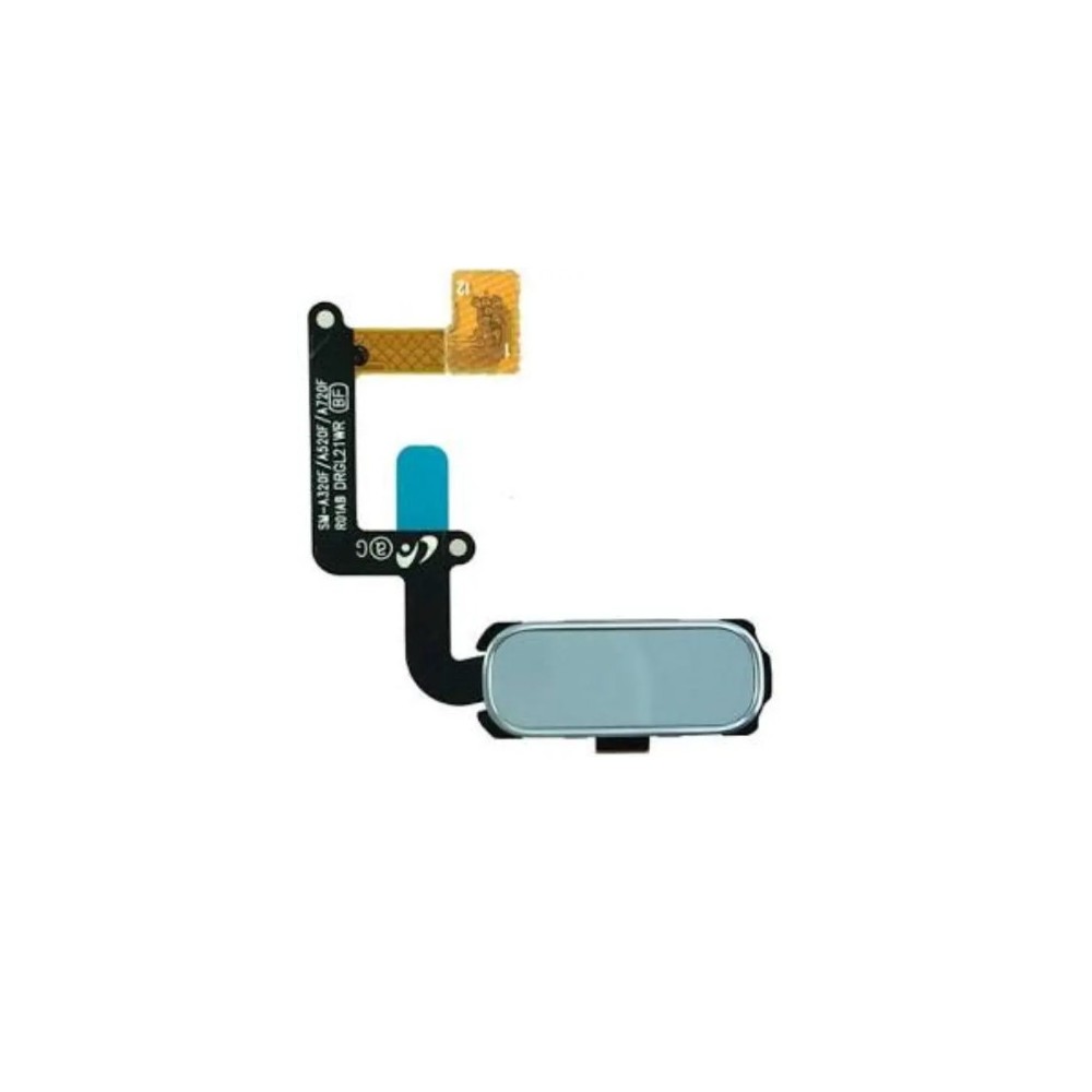 Nappe bouton home Bleu Samsung Galaxy A3 2017 (A320F)