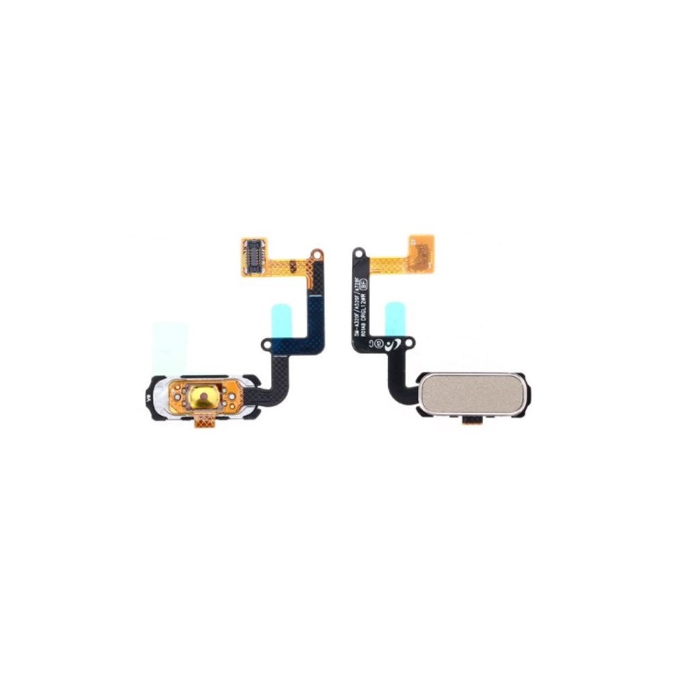 Nappe bouton home Or Samsung Galaxy A3 2017 (A320F)